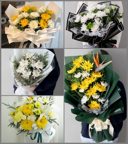 安徽淮南市凤台县朱马店镇刘桥口村白事花束代送